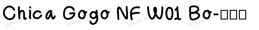 Chica Gogo NF W01 Bo字体转换